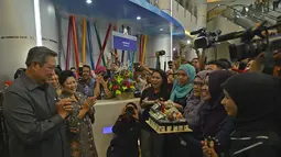 Presiden SBY menginjak usia ke-65 tahun pada tanggal 9 September 2014. (ANTARA FOTO/Widodo S.Jusuf)