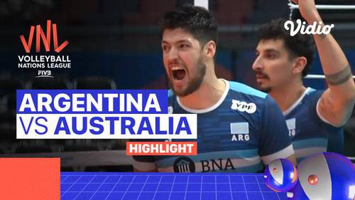 VIDEO: Kalah dari Argentina, Australia Semakin Terpuruk di Dasar Klasemen Volleyball Nations League Putra 2022