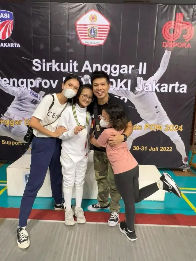 Pesona Abbey Putri Artika Sari Devi, Masih Kecil Sudah Jadi Atlet Anggar