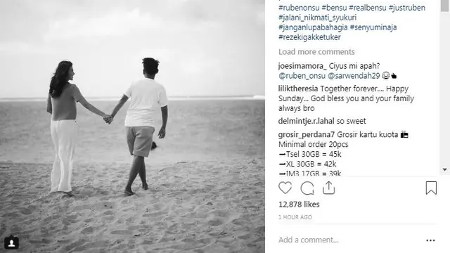 Ruben onsu dan Sarwendah