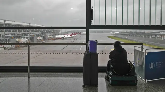 Bandara di Shanghai Ditutup Gara-Gara Topan In-Fa