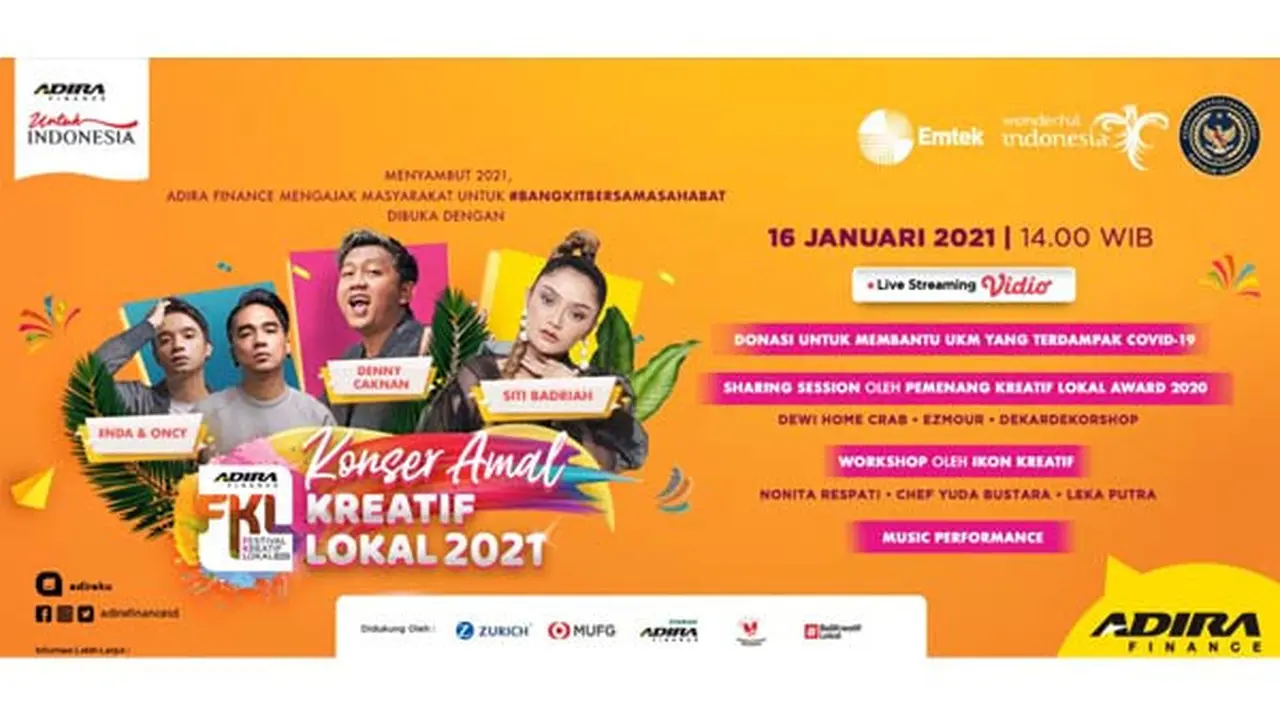 Konser Amal Kreatif Lokal 2021