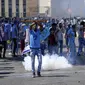 Kelompok Eritrea sempat bentrok dengan polisi Israel pada 2 September 2023 lalu. Dok:&nbsp;AP Photo/Ohad Zwigenberg