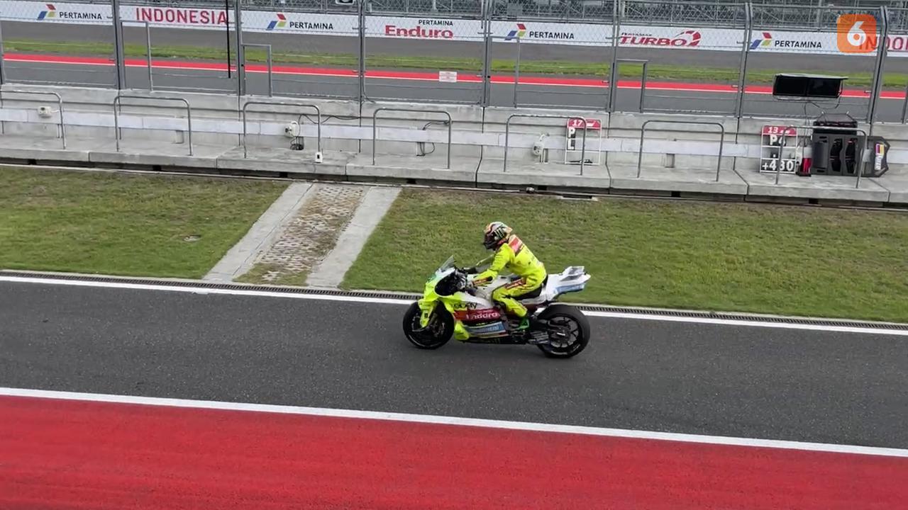 Pembalap andalan Pertamina Enduro VR46 Racing Team, Fabio Di Giannantonio di Sirkuit Mandalika