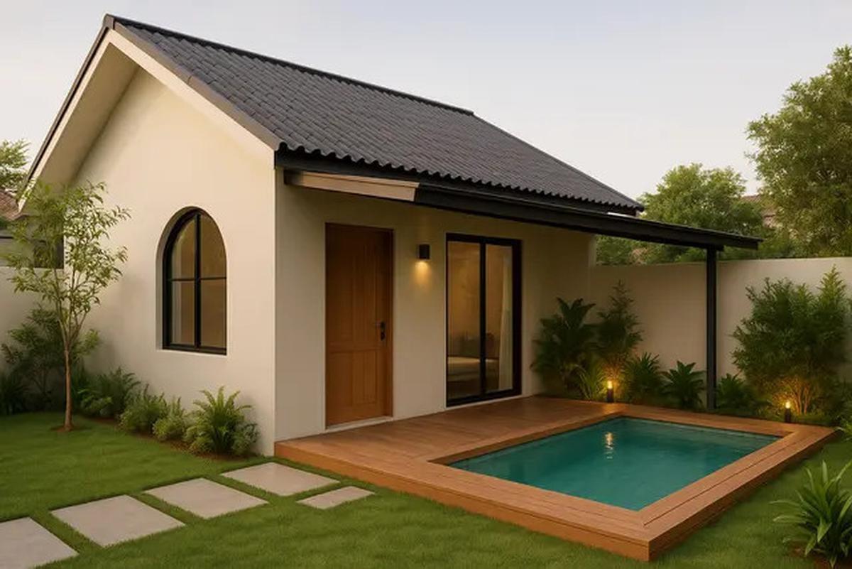 7 Ide Rumah Mungil dengan Kolam Renang, Cocok Bagi yang Suka Relaksasi Berbudget Minimalis