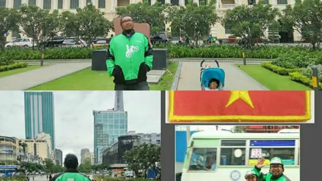 Sederet sopir ojek online membuktikan bahwa sopir ojek online juga mampu berwisata ke luar negeri.