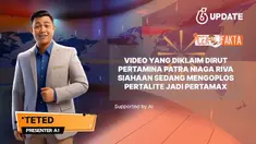 Beredar video yang diklaim Direktur Utama PT Pertamina Patra Niaga, Riva Siahaan sedang mengoplos Pertalite menjadi Pertamax. Benarkah?