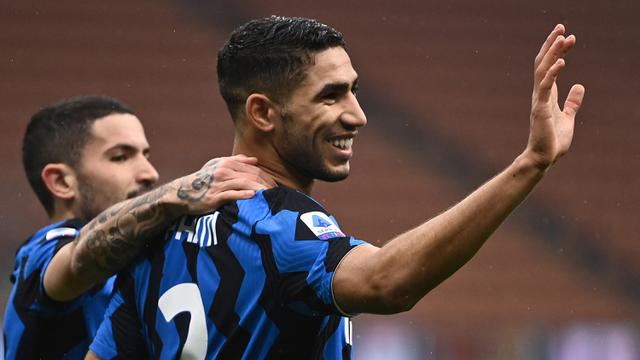 FOTO: 4 Pencetak Gol Terbanyak Inter Milan di Liga Italia Musim Ini - Achraf Hakimi