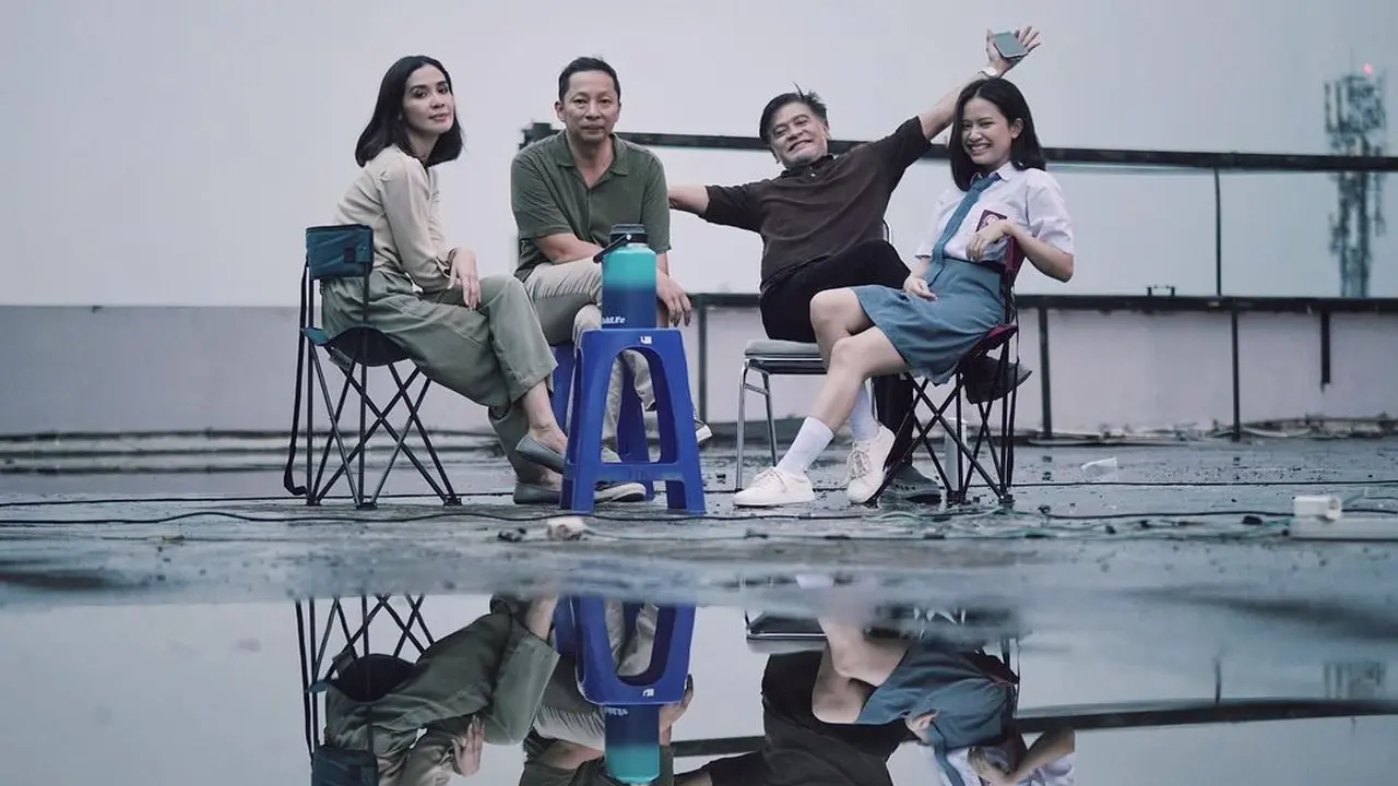 Ringgo Agus Rahman jepret teman artis di lokasi syuting (Instagram/ringgoagus)
