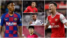 Berikut ini barisan talenta muda yang akan meramaikan Piala Dunia U-20 2021. Diantaranya adalah Mason Greenwood, ANsu Fati dan Takefusa Kubo. (Kolase Foto AFP)