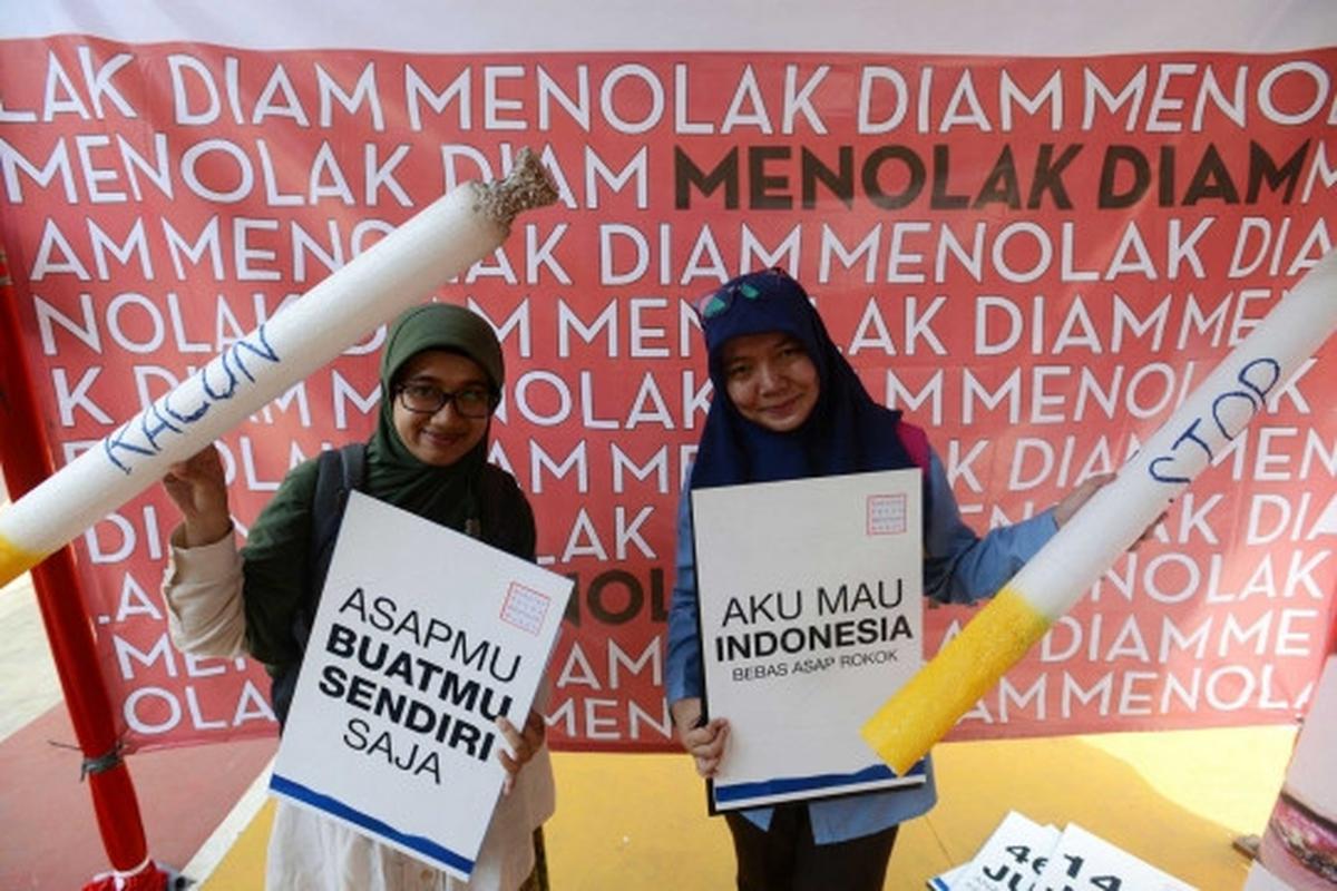 Siswa dan guru se-Jakarta-Bandung kampanyekan sekolah tanpa rokok