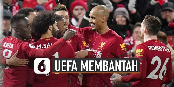 VIDEO: UEFA Bantah Pemuncak Klasemen Sementara Liga Jadi Juara