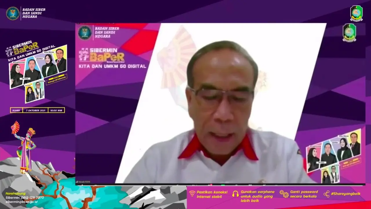 Dukung UMKM Go Digital  Dampak  Pandemi, BSSN Dorong CSIRT Bekerja Maksimal
