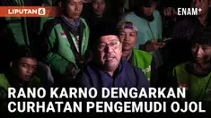 Serap Aspirasi Pengemudi Ojol, Rano Karno Janjikan Ini