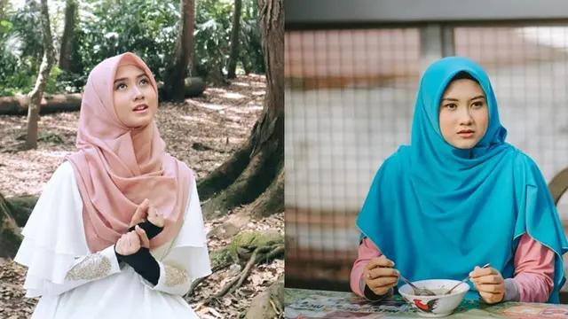 Potret Alfina Nindiyani saat melamun, terlihat cantik dan memesona.