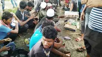 Pihak Imigrasi Langsa datangkan penerjemah untuk pengungsi Rohingya. (Liputan6.com/Rino Abonita)