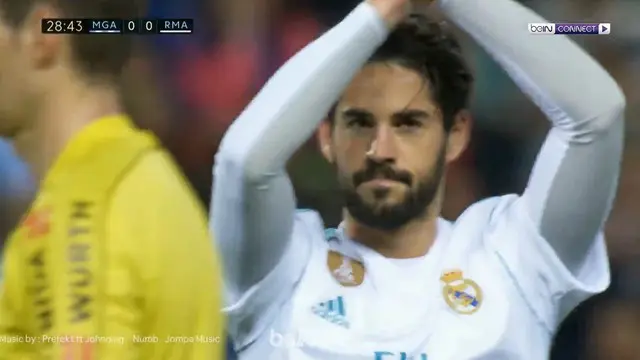 Berita video gelandang Real Madrid, Isco, tidak melakukan selebrasi setelah mencetak gol indah ke gawang Malaga. This video presented by BallBall.