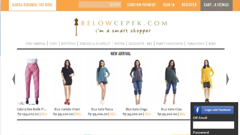 Peluang Reseller - Online Shop BelowCepek.com