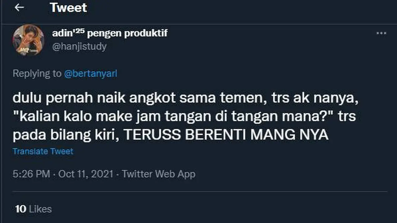 6 Cuitan Netizen Berbagi Kenangan Nyeleneh Saat Naik Angkot Ini Bikin Ketawa
