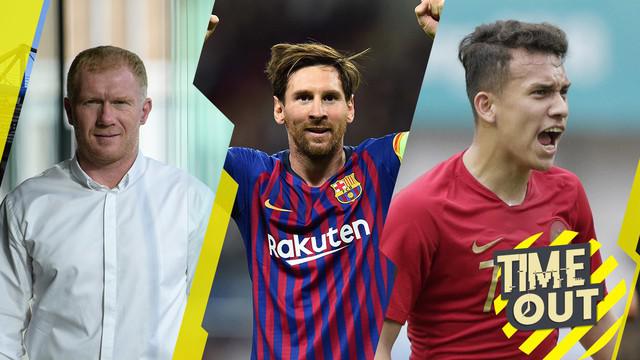 Berita video time out yang membahas kemungkinan Lionel Messi pergi dari Barcelona dan 5 pemain andalan Timnas Indonesia U-19 di Piala AFC U-19 2018.