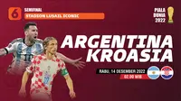 Banner Argentina vs Kroasia. (foto: Liputan6.com)