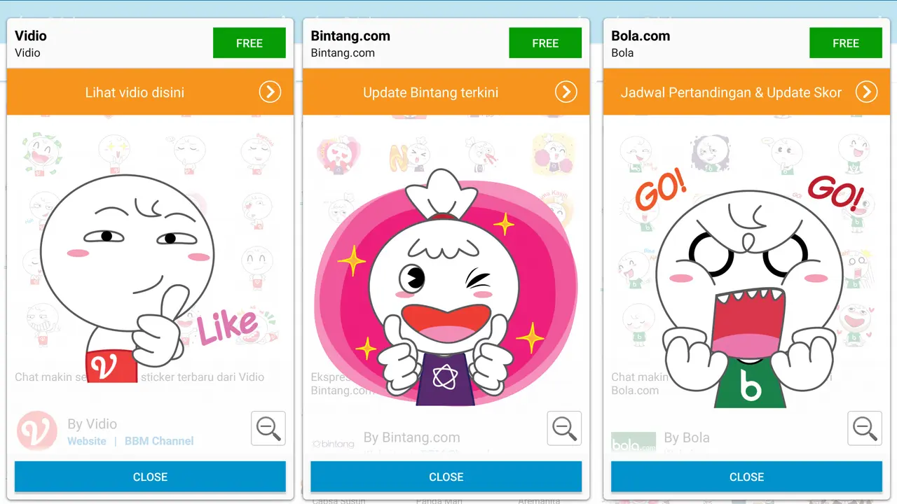Stiker BBM