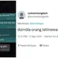 Kepanjangan ‘Doi’ ala Netizen Ini Bervariasi. (Sumber: Twitter/ @bertanyarl dan Twitter/ 
@bbycauseofyou)