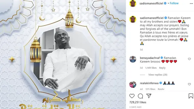 Sadio Mane - Liverpool - Ramadhan