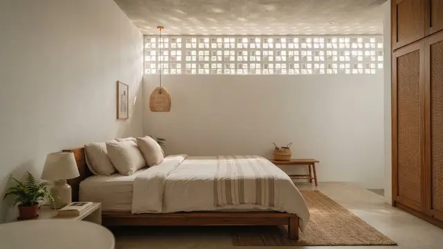 Roster minimalis untuk ventilasi kamar yang tetap terang dan terjaga privasinya model lubang satu untuk sisi kamar yang menghadap jalan