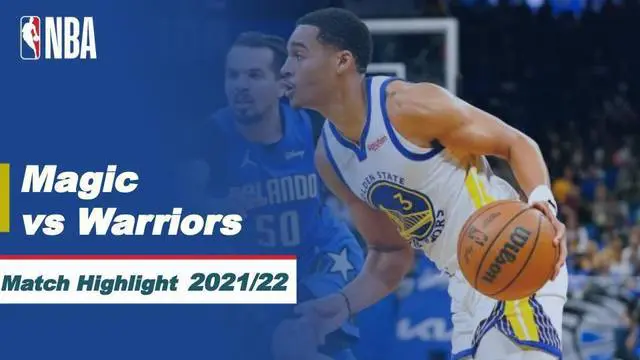 Berita video highlights NBA, pertandingan antara Orlando Magic melawan Golden State Warriors dalam lanjutan pertandingan NBA 2021/2022, Rabu (23/3/2022).