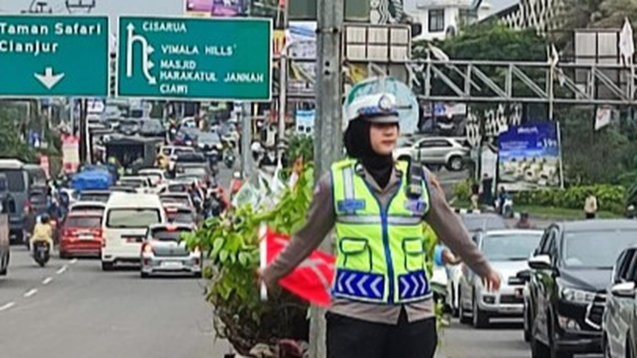 One Way Puncak Bogor Arah Jakarta Berlaku hingga Malam Nanti