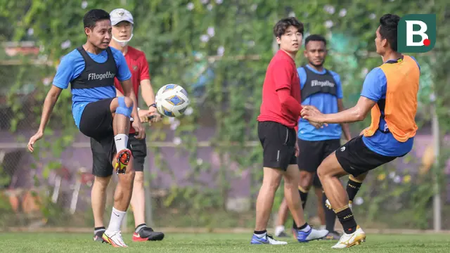 Foto: Latihan Pungkasan Timnas Indonesia Menjelang Kualifikasi Piala AFC 2023 Melawan Taiwan
