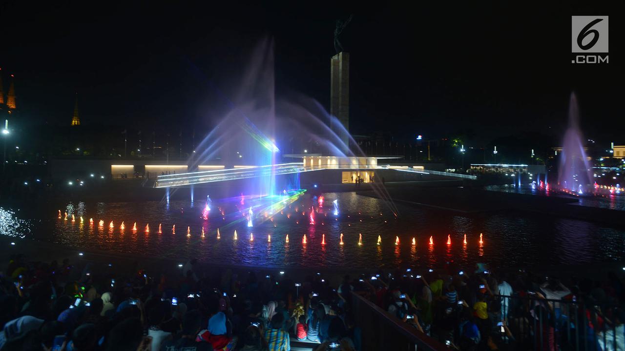 Menikmati Keindahan Air Mancur Menari Lapangan Banteng