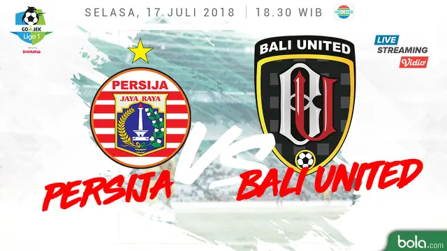 Persija Jakarta Vs Bali United