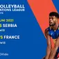 Streaming Big Match Men’s Volleyball Nations League 2021 di Vidio, Kamis 3 Juni 2021. (Sumber : dok. vidio.com)