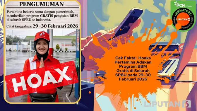 Program BBM Gratis Pertamina Pada 29-30 Februari 2026 Palsu