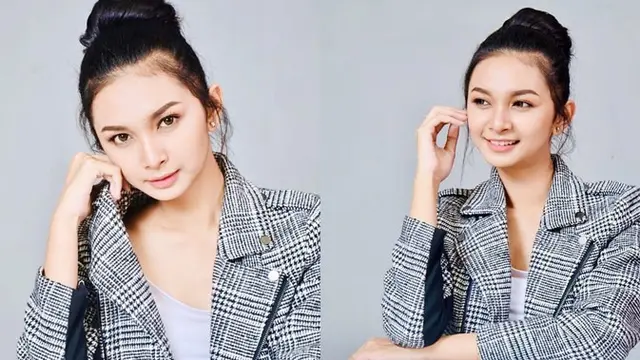 Memakai make up tipis tidak memudarkan kecantikan Bella Putri Ekasandra