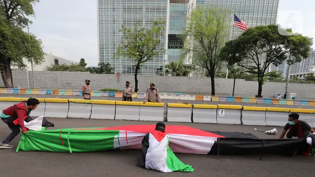 Aksi Bela Palestina di Jakarta