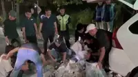 Aksi Dramatis di Tol Lubuk Pakam: Polisi Bongkar Sabu Disamarkan dalam Durian