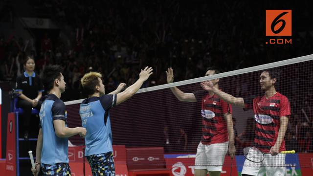 Kevin Sanjaya Sukamuljo/Marcus Fernaldi Gideon, Mohammad Ahsan/Hendra Setiawan, Indonesia Masters 2019