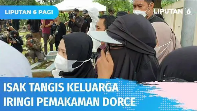 Usai disalatkan, jenazah Dorce Gamalama dimakamkan di TPU Bantar Jati, Jakarta Timur. Isak tangis keluarga dan kerabat pecah, kenang sosok Dorce sang artis serba bisa yang baik dan selalu peduli sesama.