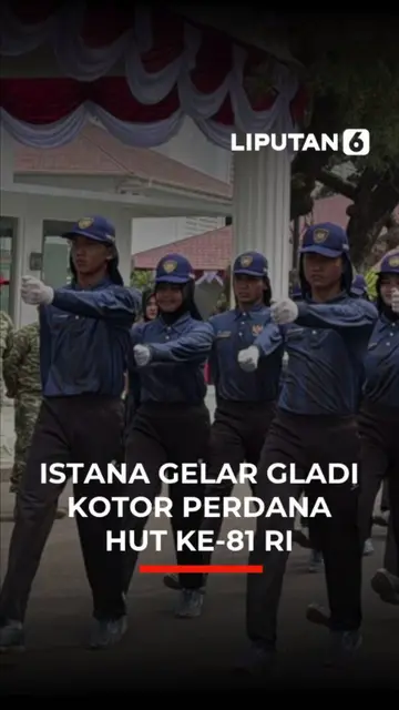 Istana Gelar Gladi Kotor Perdana HUT Ke-81 RI