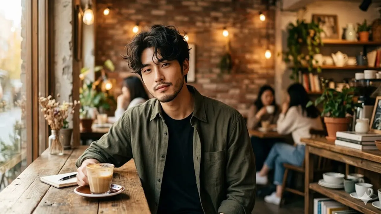 Model Rambut Pria Ikal Ala Korea
