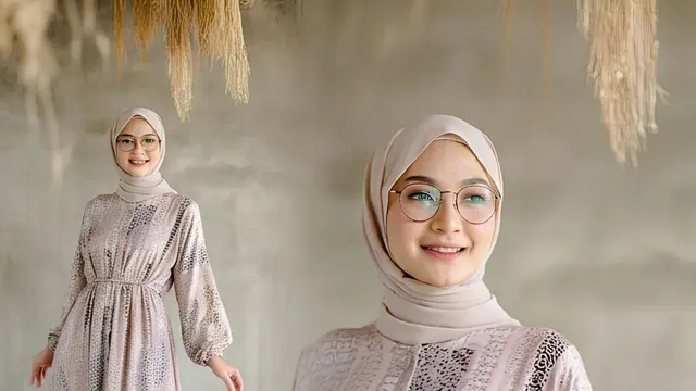 Gamis Kaftan Empire Waist/Nurul Diva Kautsar via Meta AI