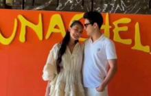 Potret Mesra Luna Maya dan Maxime Bouttier saat Lunachella, Lengket Bak Perangko