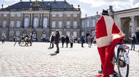 Amalienborg Palace di Kopenhagen, Denmark. (AFP/Niels Christian Vilmann)