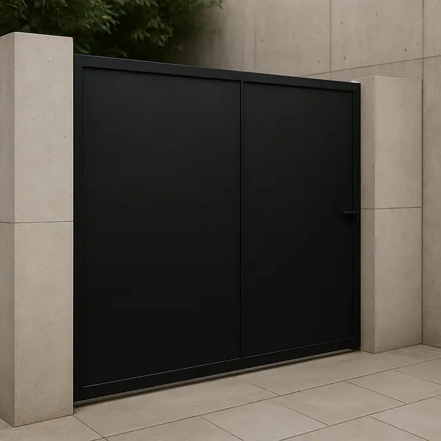 Model Pintu Gerbang Dorong Minimalis (Foto: ChatGPT)