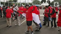Diketahui, timnas Indonesia akan menjamu Australia di SUGBK. (Liputan6.com/Angga Yuniar)