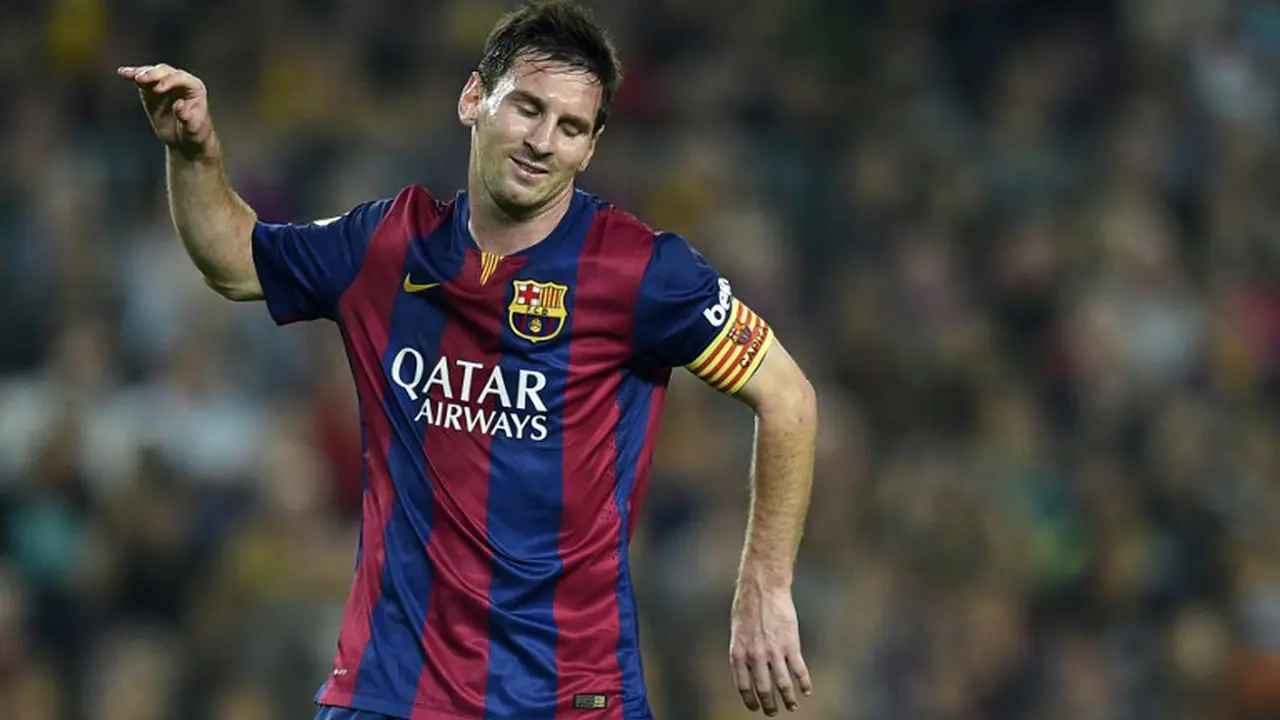 Raut kekecewaan Messi