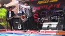 Citizen6, Magelang: SMP Negeri Dua Magelang pada Sabtu (28/5), mengadakan pentas seni musik bertajuk Harmoni Cinta. (Pengirim: Sumardi Widiantara)
